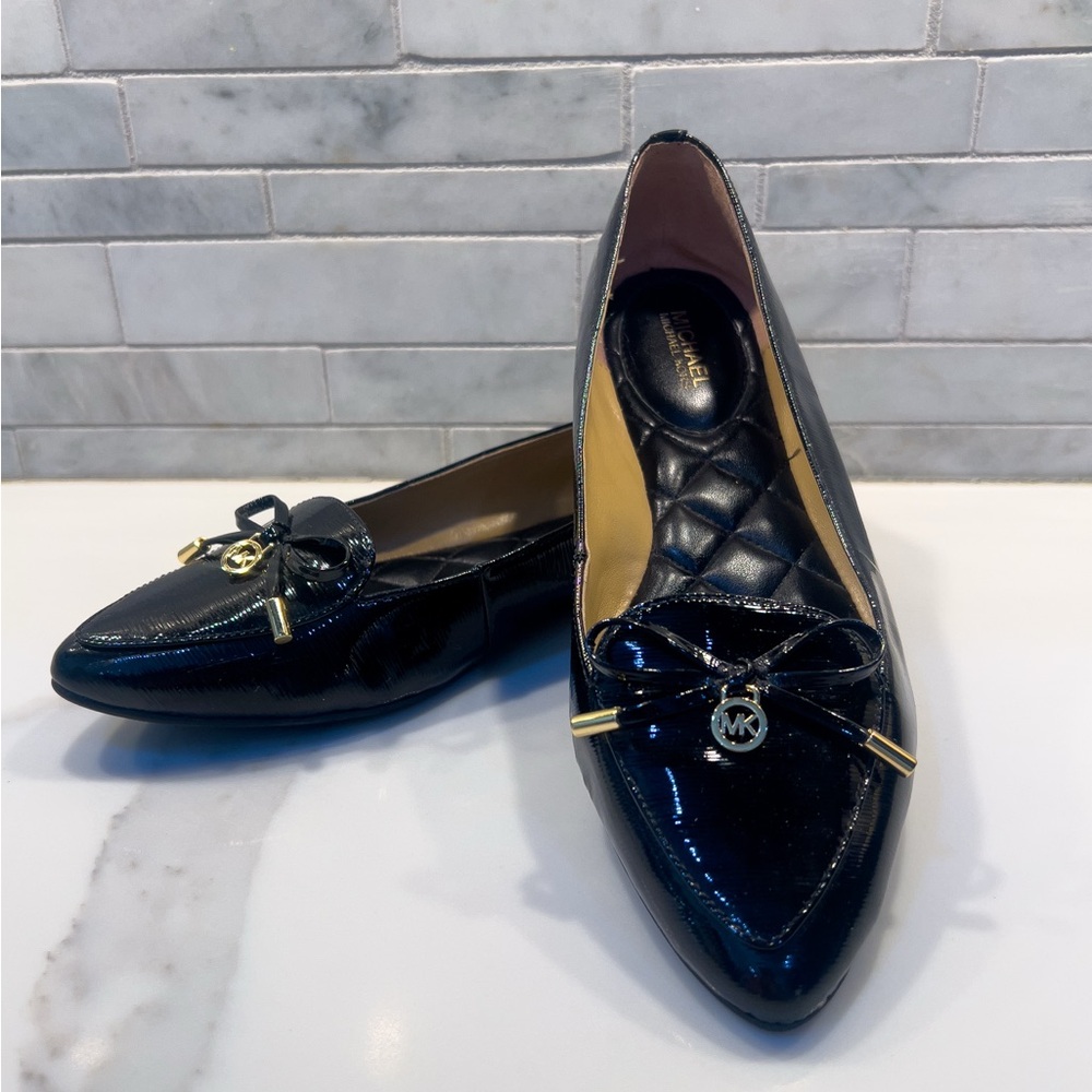 Michael Kors | Nancy Flats | Black Patent Leather | Size 7.5